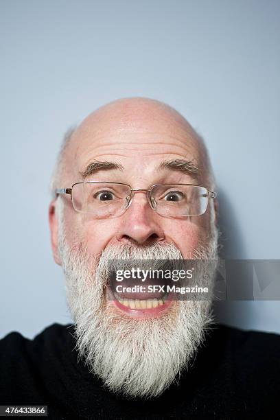 Portrait of English fantasy writer Sir Terry Pratchett, best known as the author of the Discworld series of books, taken on March 18, 2011.