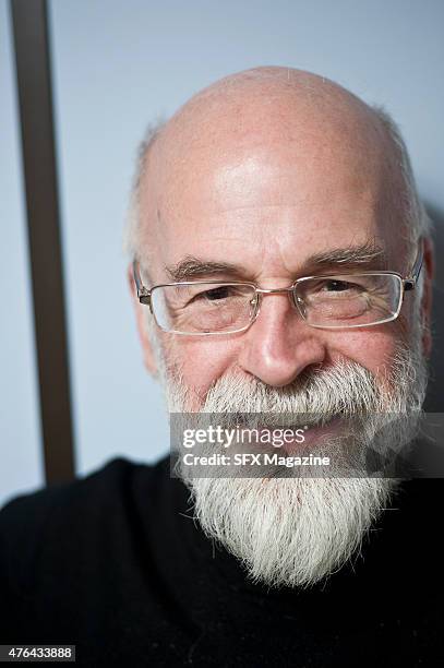 Portrait of English fantasy writer Sir Terry Pratchett, best known as the author of the Discworld series of books, taken on March 18, 2011.