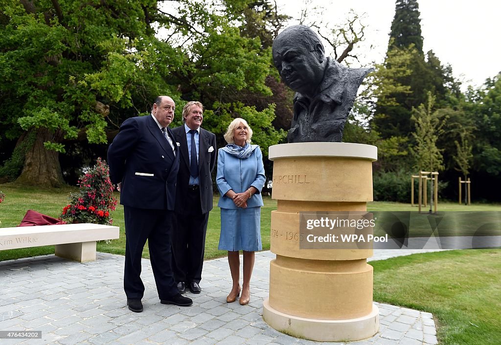 The Duchess Of Cornwall Commemorates The 50th Anniversary Of The Death Of Sir Winston Churchill