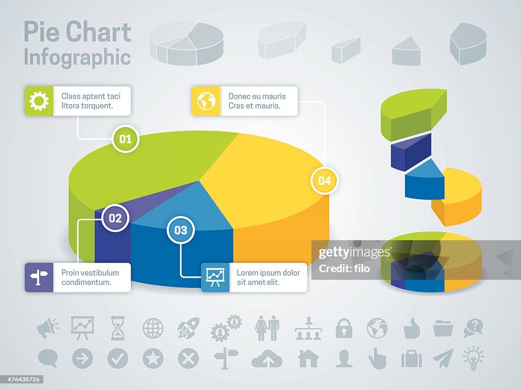 Pie Chart Business Infographic