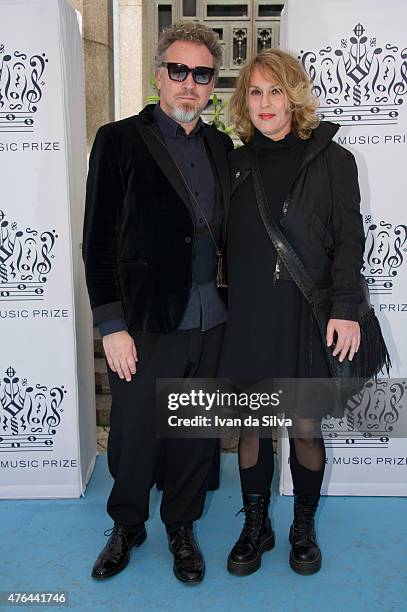 Erik Gadd and Cornelia Sojdelius attend Polar Music Prize at Stockholm Concert Hall on June 9, 2015 in Stockholm, Sweden.