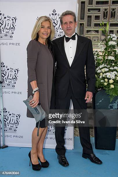Catarina Timell and Martin Timell attend Polar Music Prize at Stockholm Concert Hall on June 9, 2015 in Stockholm, Sweden.