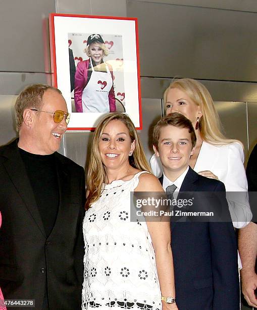 Designer Michael Kors, Melissa Rivers, Edgar Cooper Endicott and Blaine Trump attend 'God's Love We Deliver' Building Dedication at God's Love We...