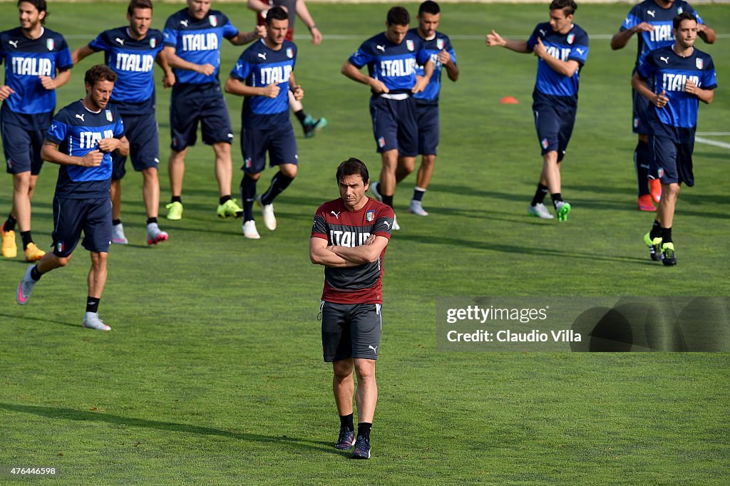 Italy Training Session And Press Conference