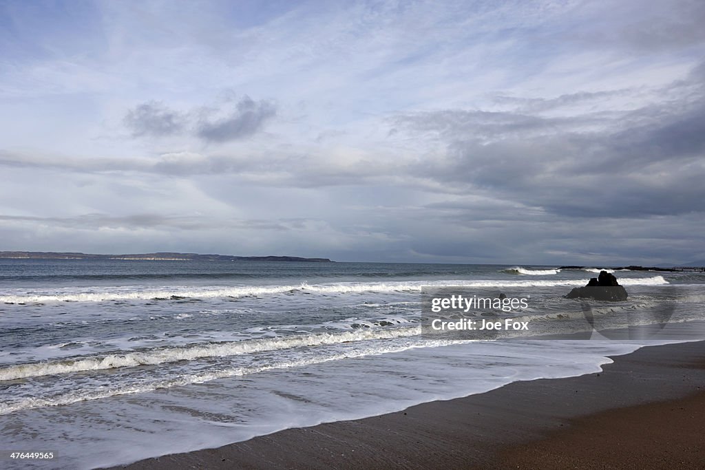 Empty Ballycastle Beach