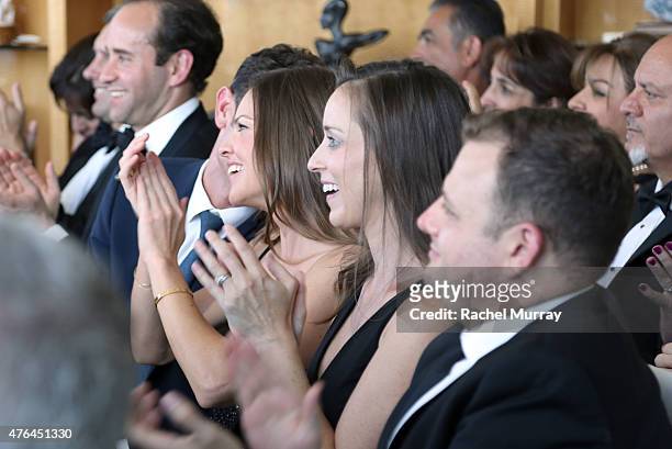 Actress Hilary Swank attends Alfred Mann Foundation's an Evening Under The Stars with Andrea Bocelli on June 8, 2015 in Los Angeles, California.