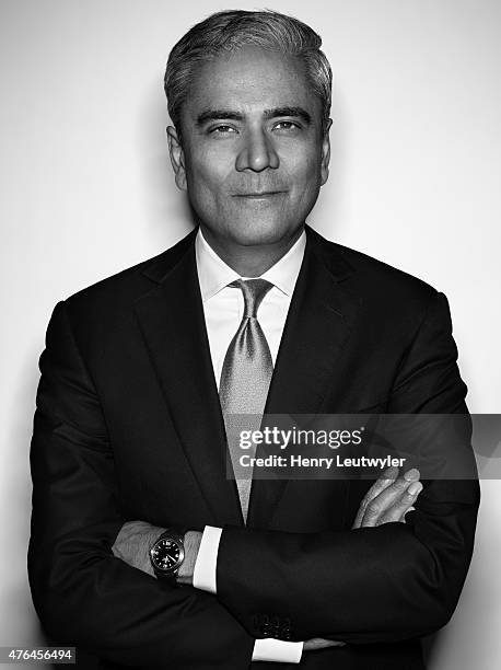 Finance executive Anshu Jain is photographed for Die Zeit Magazine on February 13 in New York City.