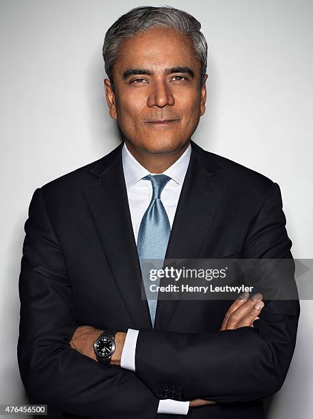 Finance executive Anshu Jain is photographed for Die Zeit Magazine on February 13 in New York City. PUBLISHED IMAGE