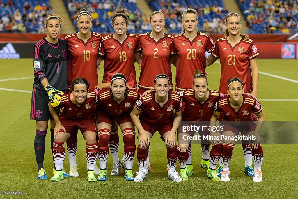 Spain v Costa Rica: Group E - FIFA Women's World Cup 2015