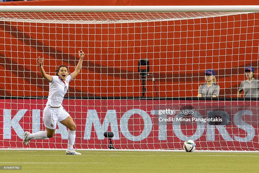 Spain v Costa Rica: Group E - FIFA Women's World Cup 2015