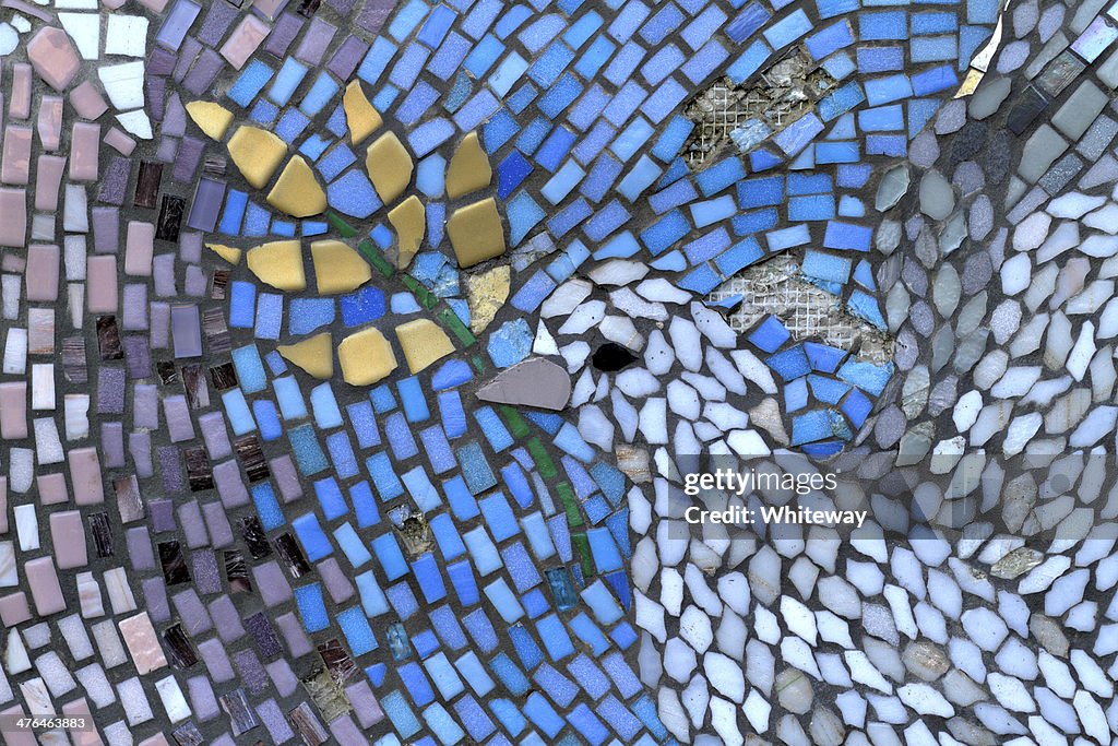 Merton Partnership Peace Garden wall mural (detail)
