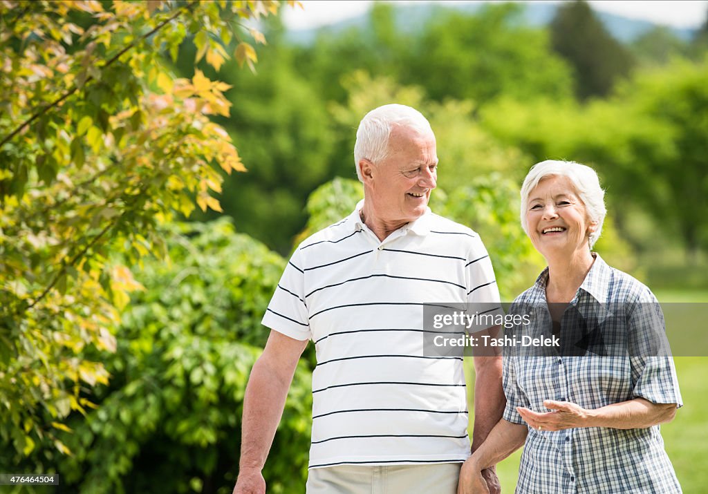 Senior Couple - Relaxing and Having Fun Together