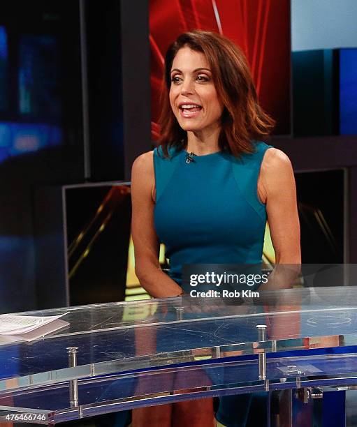 Bethenny Frankel visits "After The Bell" on FOX Business Network at FOX Studios on June 9, 2015 in New York City.