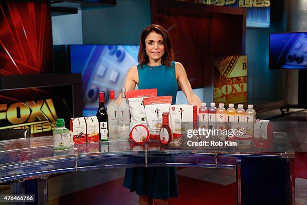 Bethenny Frankel visits "After The Bell" on FOX Business Network at FOX Studios on June 9, 2015 in New York City.