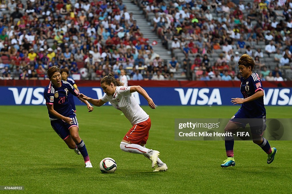 Japan v Switzerland: Group C - FIFA Women's World Cup 2015