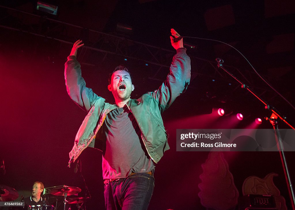 Blur Perform At Glasgow Barrowlands