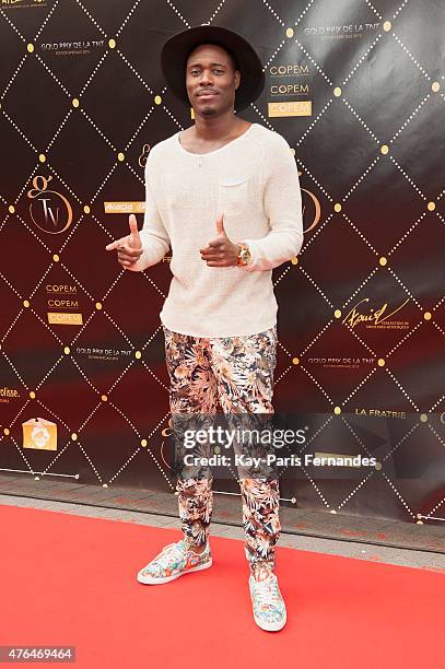 Jessy Matador attends the 'Gold Prix De La TNT': Award Ceremony At Bobino Theatre in Paris on June 9, 2015 in Paris, France.