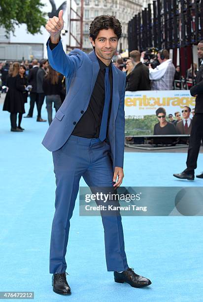 Adrian Grenier attends the European Premiere of "Entourage" at Vue West End on June 9, 2015 in London, England.