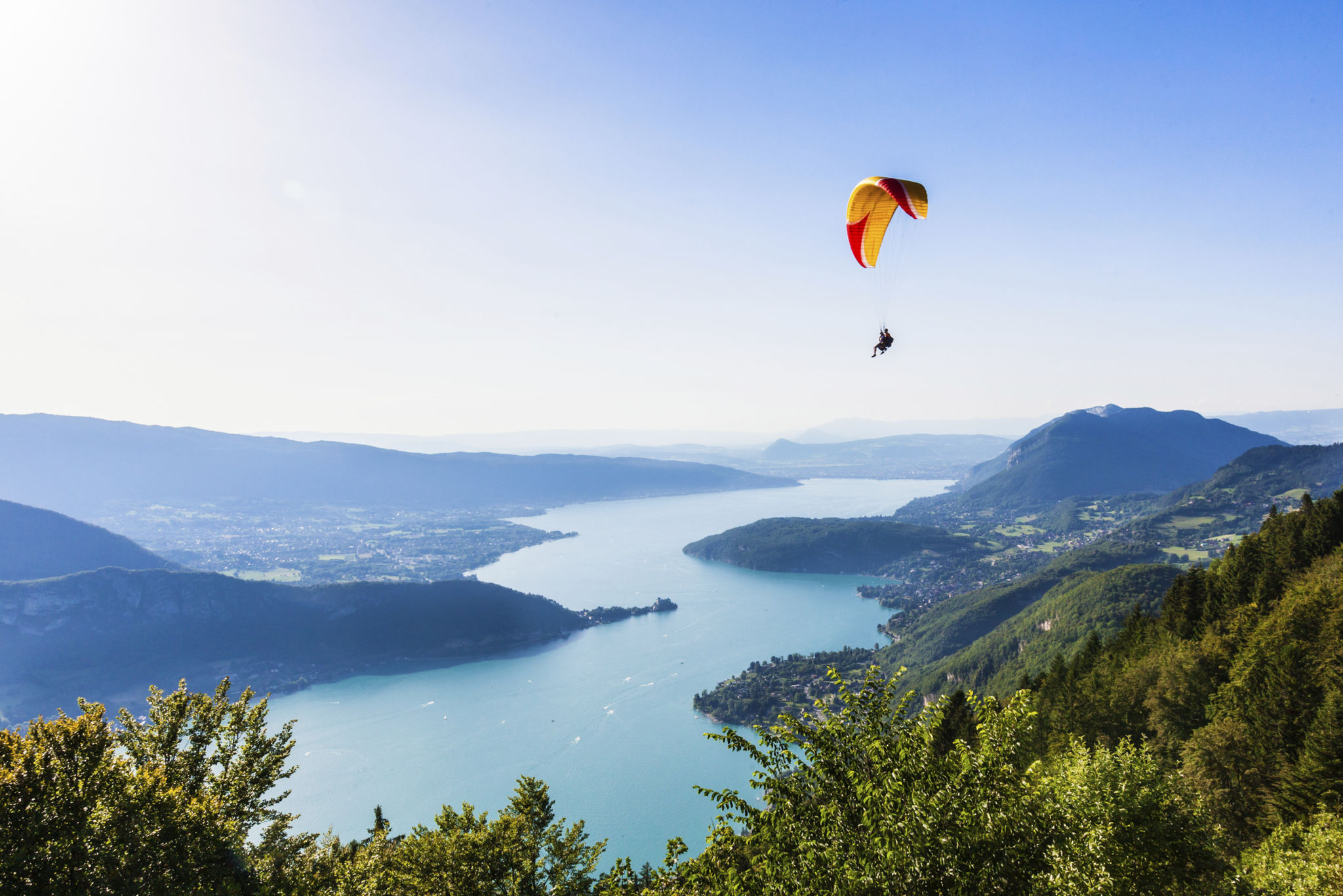 paragliding view