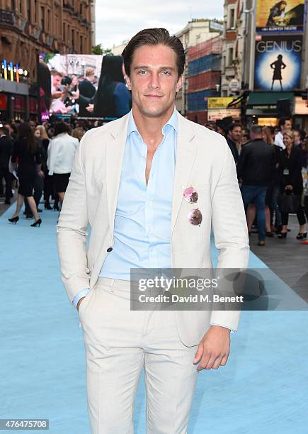 Lewis Bloor attends the European premiere of "Entourage" at the Vue West End on June 9, 2015 in London, England.