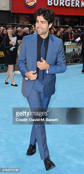 Adrian Grenier attends the European premiere of "Entourage" at the Vue West End on June 9, 2015 in London, England.
