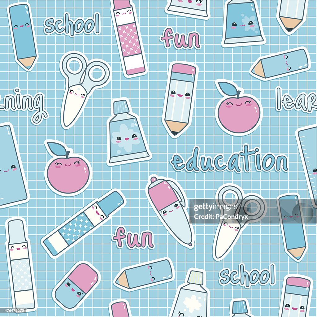 De volta ao padrão de escola kawaii da adidas