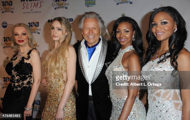 Designer Peter Nygard arrives for Norby Walters' 24nd Annual Night Of 100 Stars Oscar Viewing Gala held at Beverly Hills Hotel on March 2, 2014 in...