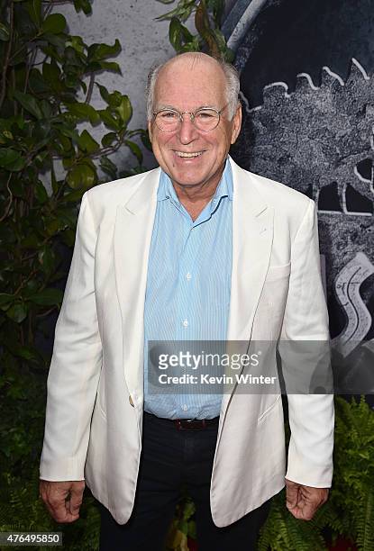 Musician Jimmy Buffett attends the Universal Pictures' "Jurassic World" premiere at the Dolby Theatre on June 9, 2015 in Hollywood, California.
