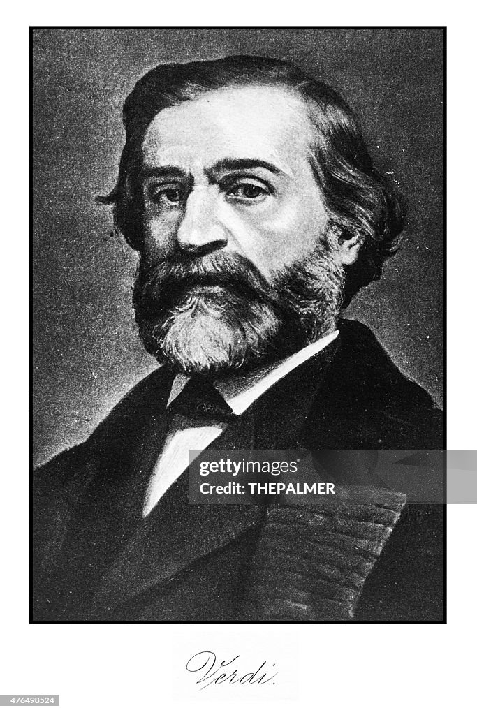 Verdi engraving