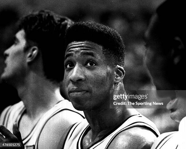 Brian Davis of Duke Blue Devils circa 1991.