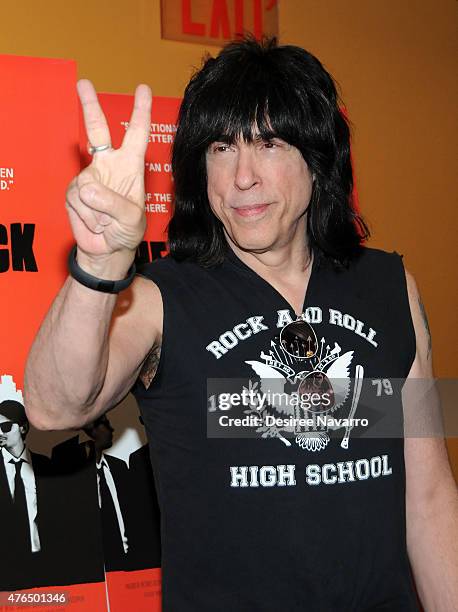 Musician Marky Ramone attends "The Wolfpack" New York Premiere at Sunshine Landmark on June 9, 2015 in New York City.