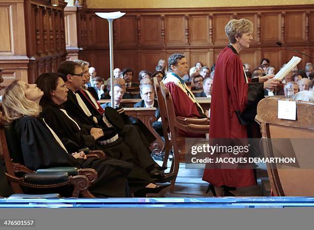 French financial magistrate Ariane Amson, Vice-Prosecutor Monica d'Onofrio, Vice-Prosecutor Patrice Amar, French Financial Prosecutor deputy...