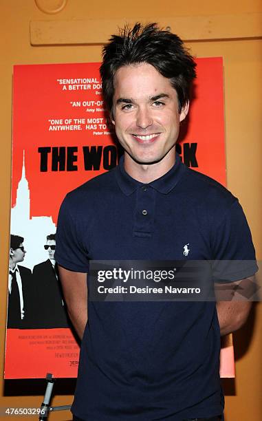 Actor Thomas Matthews attends "The Wolfpack" New York Premiere at Sunshine Landmark on June 9, 2015 in New York City.