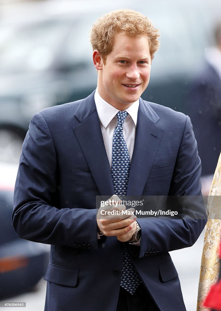 Prince Harry Attends National Service Of Thanksgiving To Celebrate The Life Of Nelson Mandela
