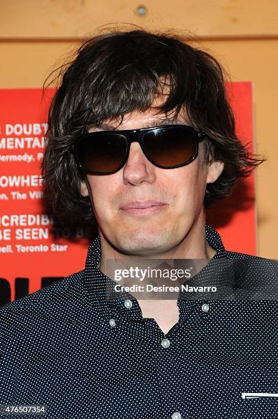 Musician Nikolai Fraiture attends "The Wolfpack" New York Premiere at Sunshine Landmark on June 9, 2015 in New York City.