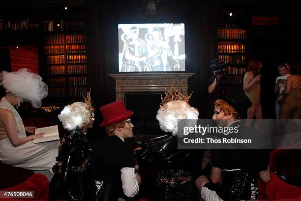 General atmosphere at a celebration for the collaboration of Francois Nars And Steven Klein at Alder Manor on June 9, 2015 in Yonkers, New York.