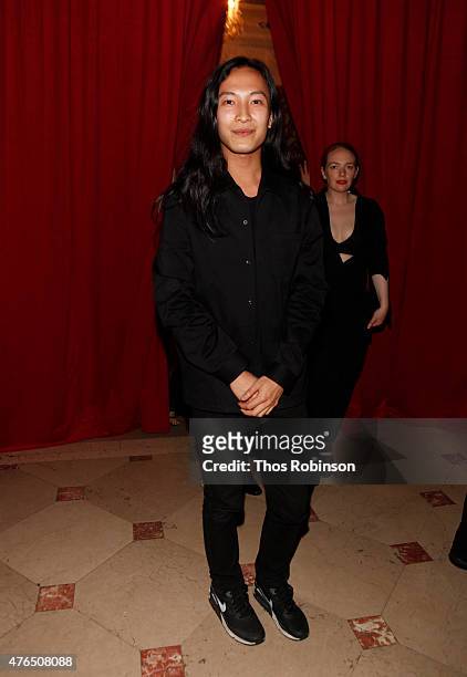 Designer Alexander Wang attends a celebration for the collaboration of Francois Nars And Steven Klein at Alder Manor on June 9, 2015 in Yonkers, New...