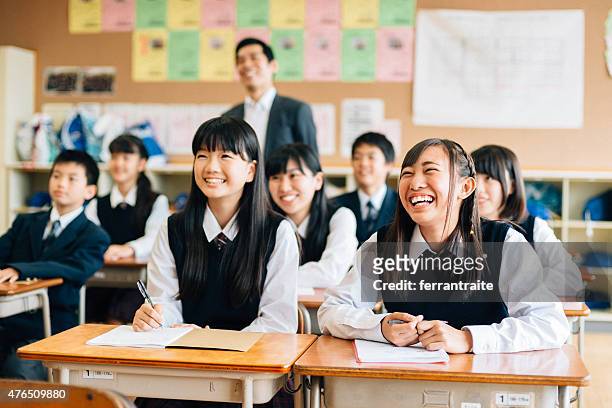 funny class presentation - japanese culture stock pictures, royalty-free photos & images