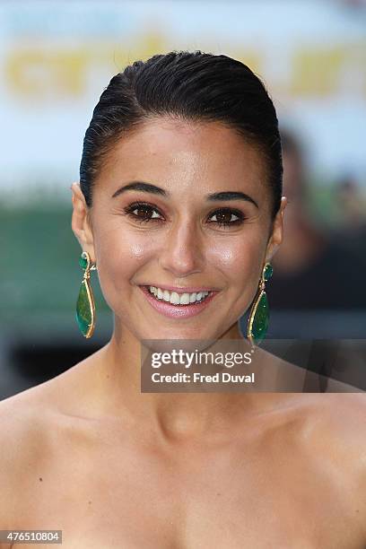 Emmanuelle Chriqui attends the 'Entourage' European Premiere at Vue West End on June 9, 2015 in London, England.