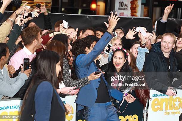 Adrian Grenier attends the 'Entourage' European Premiere at Vue West End on June 9, 2015 in London, England.