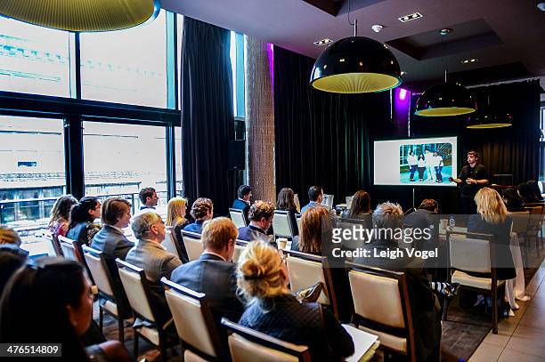 General view of the 2014 EDENS Retail Challenge at Gansevoort Park Hotel on March 3, 2014 in New York City.