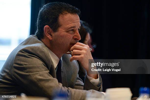 Andy Stenzler judges the 2014 EDENS Retail Challenge at Gansevoort Park Hotel on March 3, 2014 in New York City.