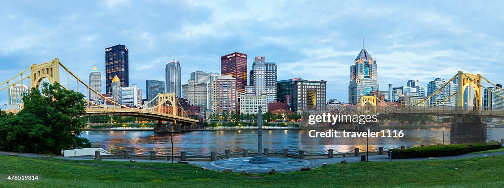 Der Innenstadt von Pittsburgh, Pennsylvania