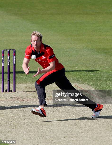 Durham Jets Paul Collingwood in action during the NatWest T20 Blast between Durham Jets and Birmingham Bears at Emirates Durham ICG, on June 06, 2015...