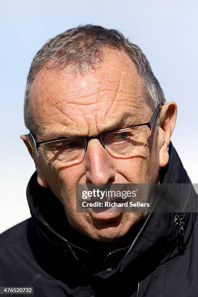 Sky Sports cricket commentator David Lloyd at the NatWest T20 Blast between Durham Jets and Birmingham Bears at Emirates Durham ICG, on June 06, 2015...