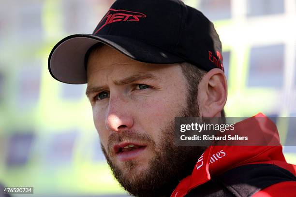 Durham Jets Mark Stoneman at the NatWest T20 Blast between Durham Jets and Birmingham Bears at Emirates Durham ICG, on June 06, 2015 in...