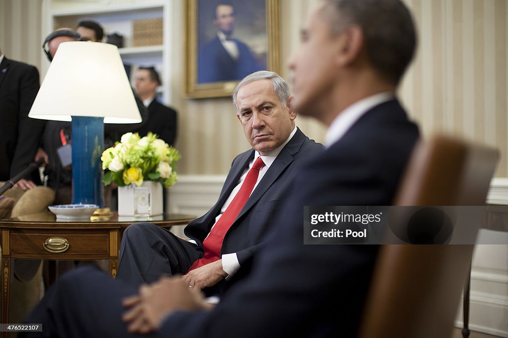 President Obama Meets With Israeli Prime Minister Netanyahu At The White House