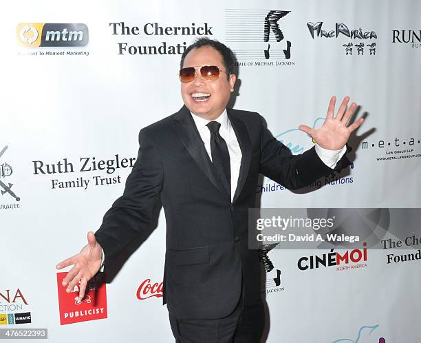 Chef Jack Lee arrives at the '15th Annual Academy Awards Viewing Party Benefiting Children Uniting Nations' at Warner Bros. Estate on March 2, 2014...