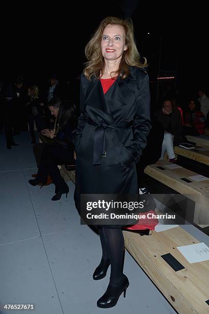 Valerie Trierweiler attends the Saint Laurent show as part of the Paris Fashion Week Womenswear Fall/Winter 2014-2015 on March 3, 2014 in Paris,...