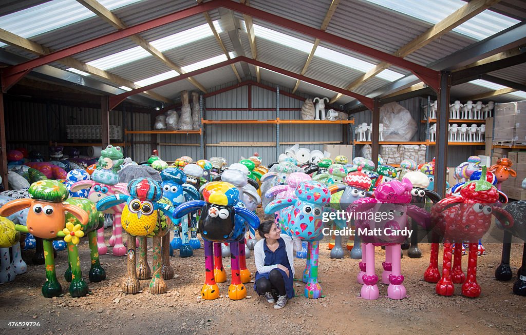 Final Preparations For The Shaun The Sheep City Trail